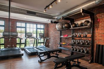 Fitness & wellness center with fitness on demand studio, peloton & matrix cardio equipment & more